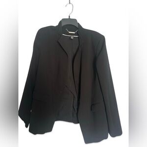 White House Black Market Black Blazer size 14